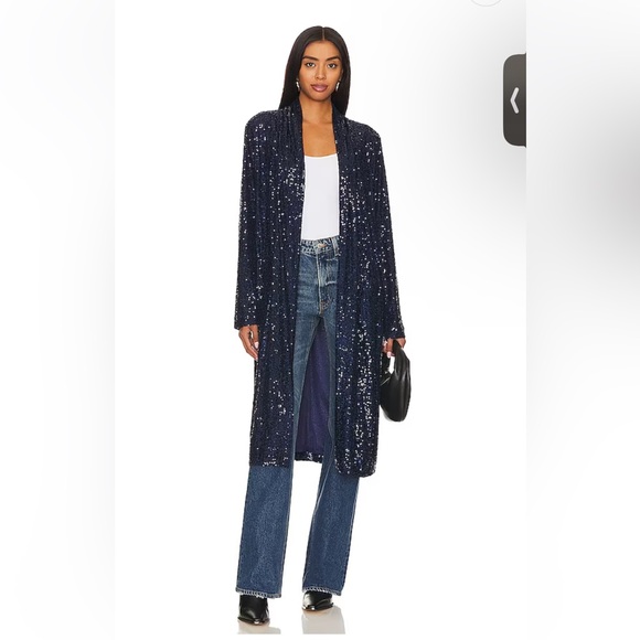 NWT Steve Madden (a REVOLVE brand) Show Stopper Duster in Eclipse. Size Medium - Picture 5 of 11